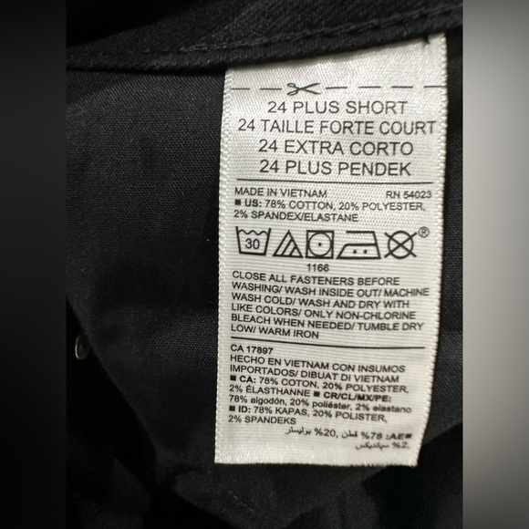 Old NAVY High-Waisted Wow Super-Skinny Black-Wash Ankle Jeans-PLUS SIZE-SHORT - Picture 5 of 7